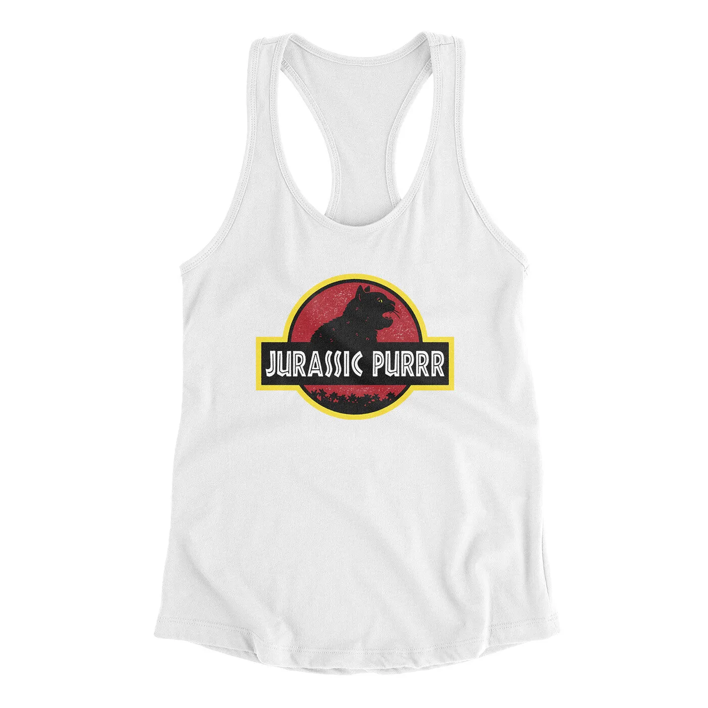 Jurassic Purr Women's Racerback Tank
