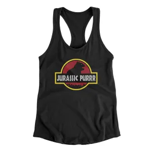 Jurassic Purr Women's Racerback Tank