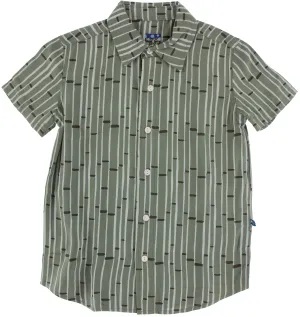 KicKee Pants Succulent Bamboo Woven Button Down Shirt