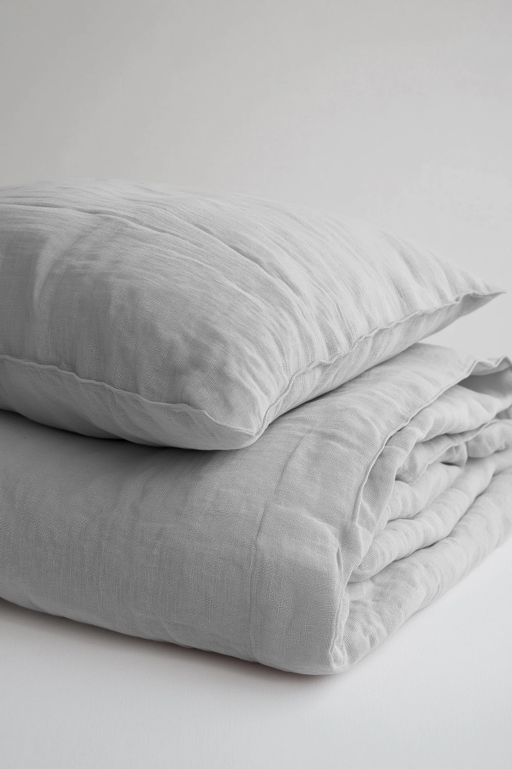 Kids Duvet Cover Set - Light Gray