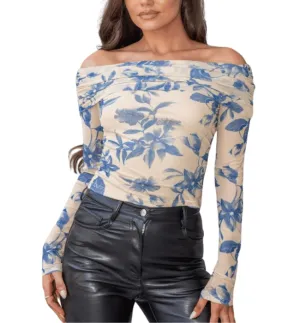 Kristen Floral Off the Shoulder Top