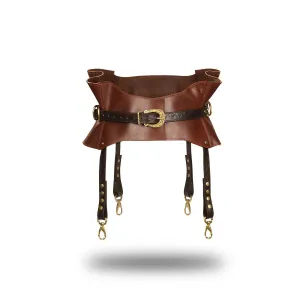 Liebe Seele - The Equestrian Waist Belt & Suspenders - Leren Taille Riem