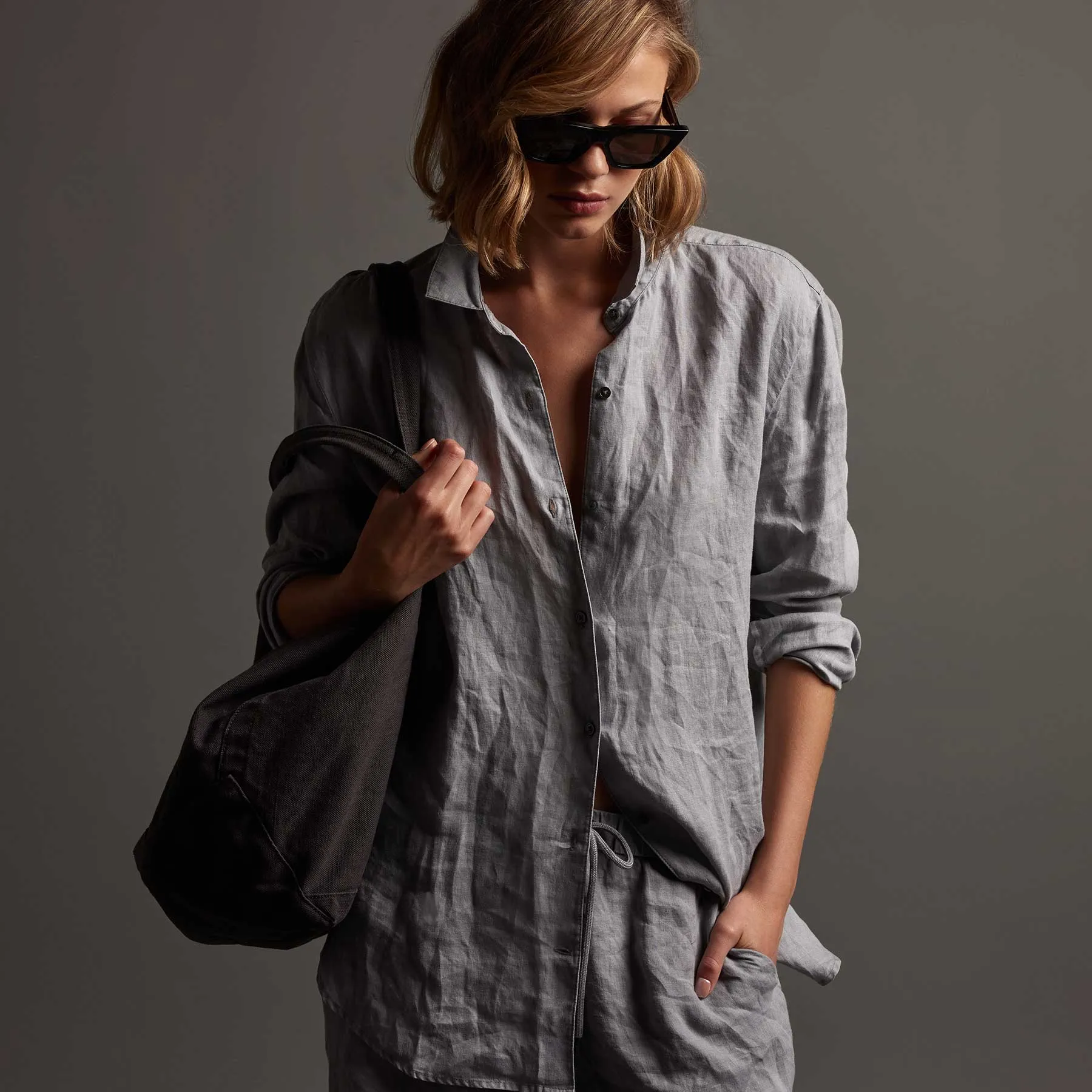 Lightweight Linen Shirt - Breeze Pigment