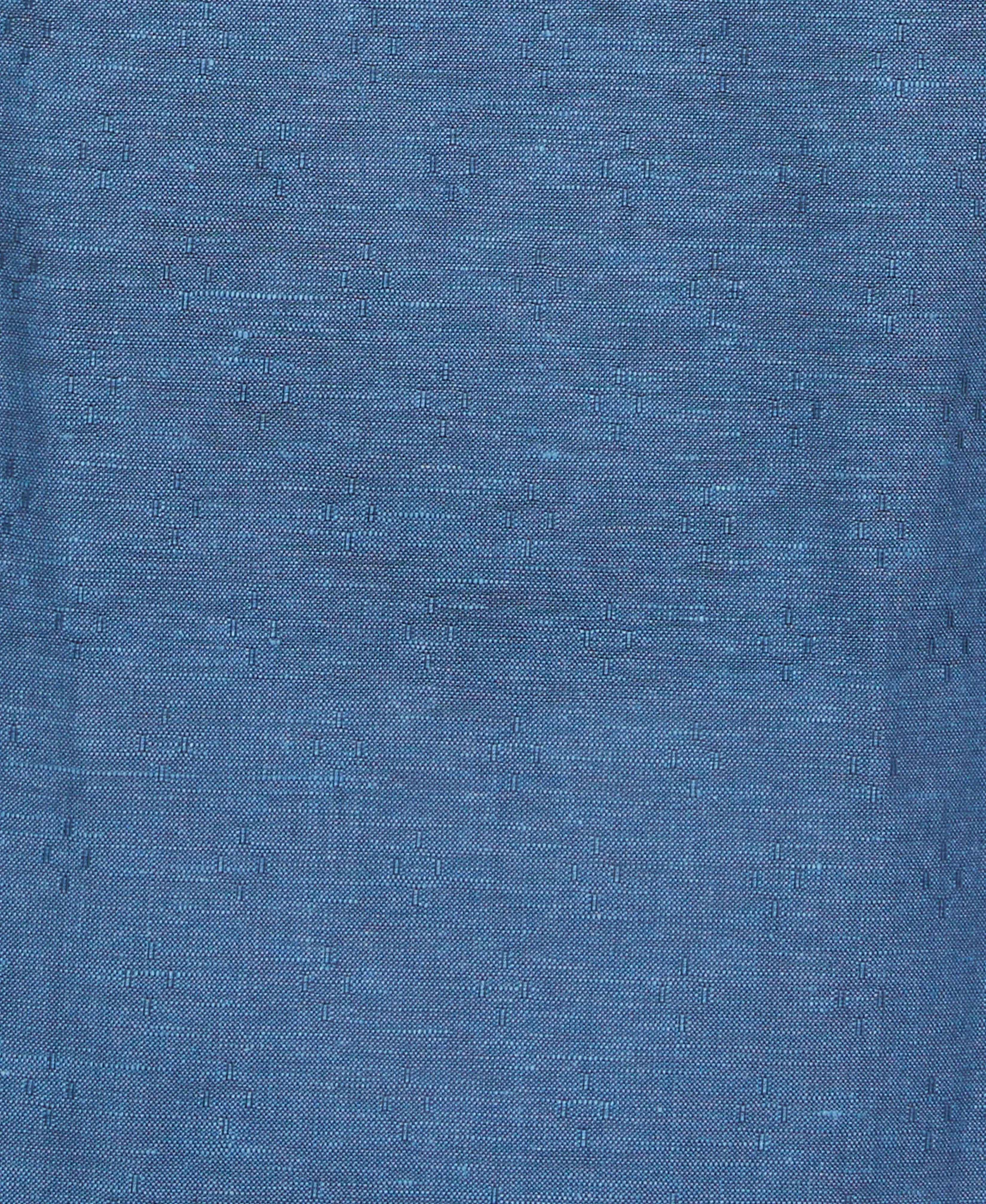 Linen Blend Dobby Camp Collar Shirt