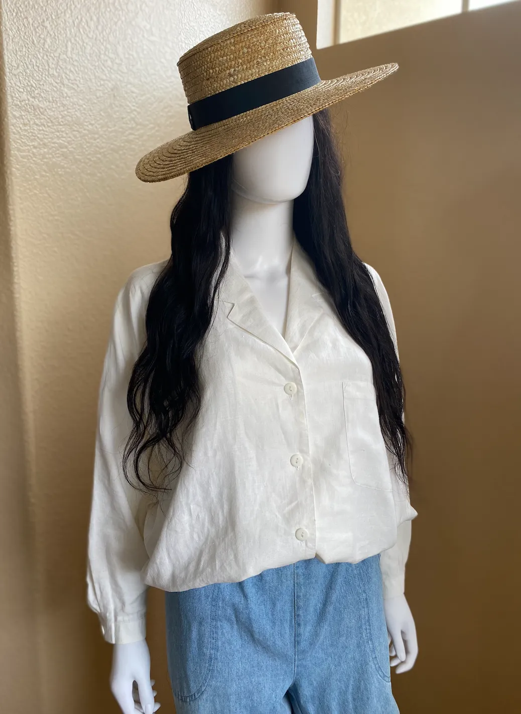 Linen Dolman Top