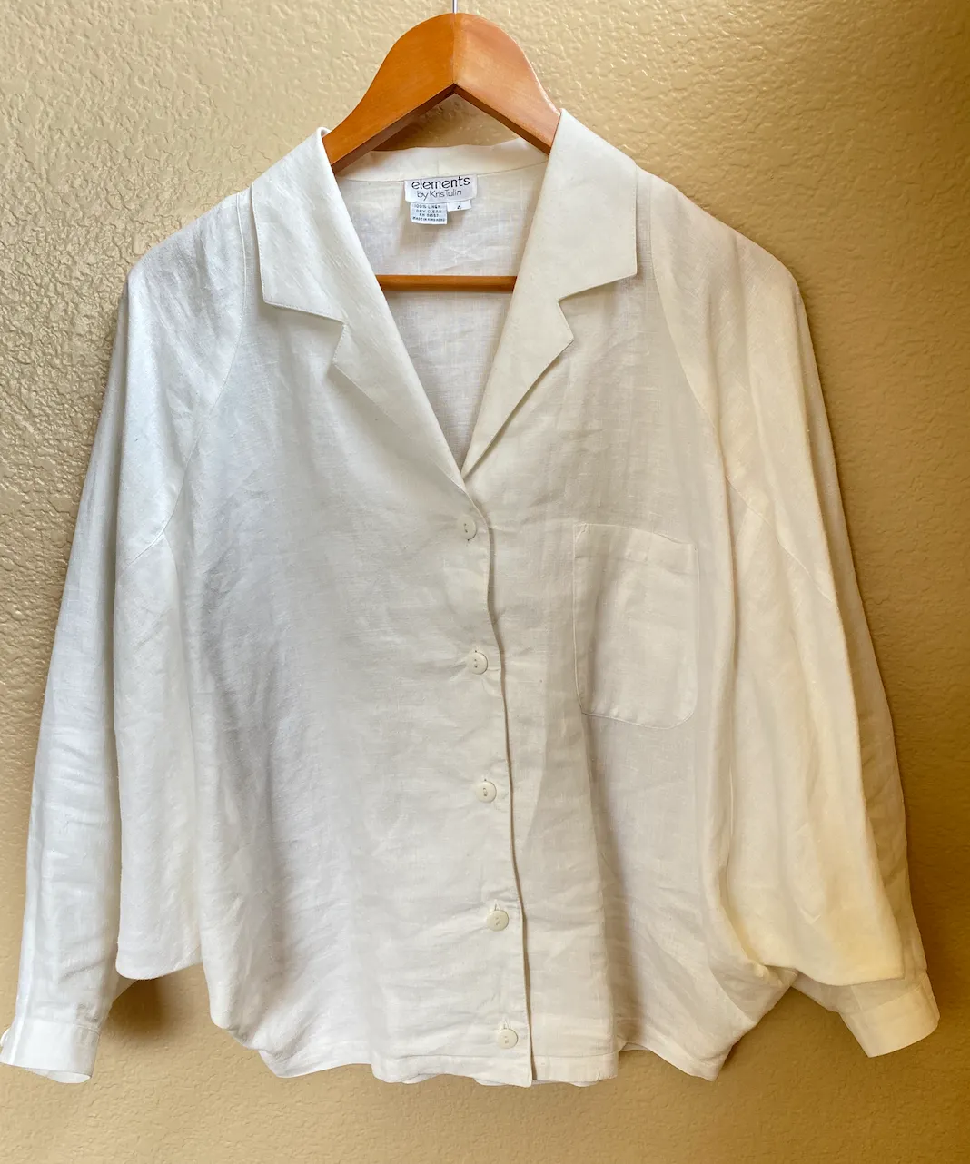 Linen Dolman Top