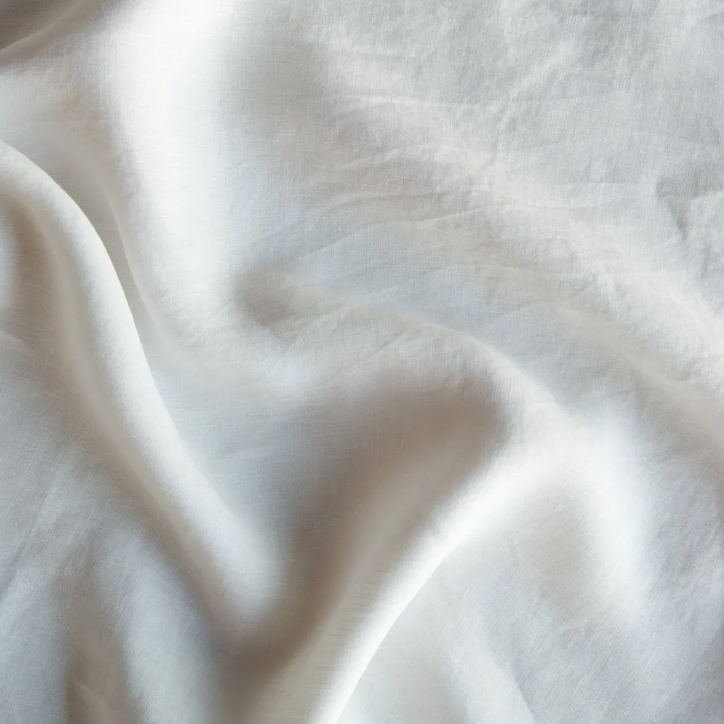 Linen Duvet Cover - Winter White - King