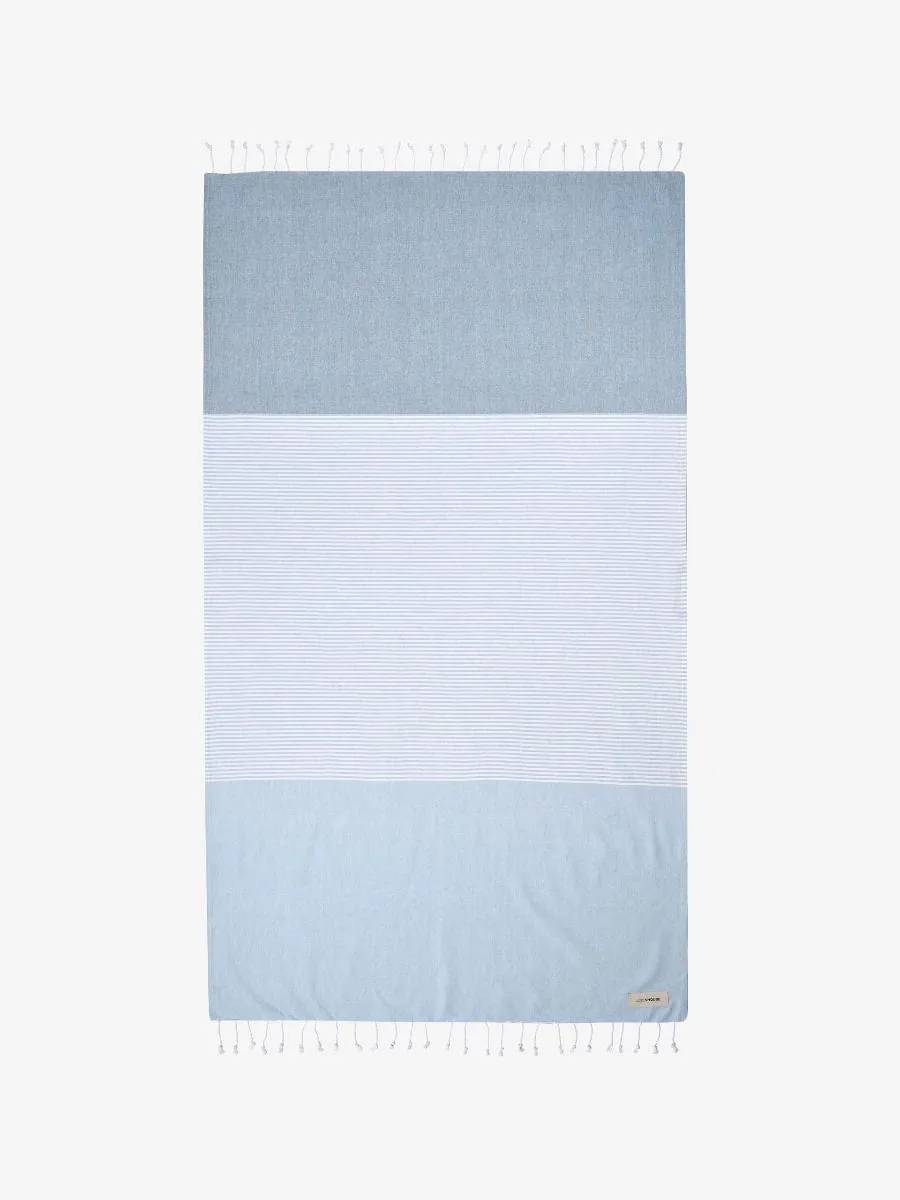 Linen House Hammam Towel 100x180 Paradise Point Blue