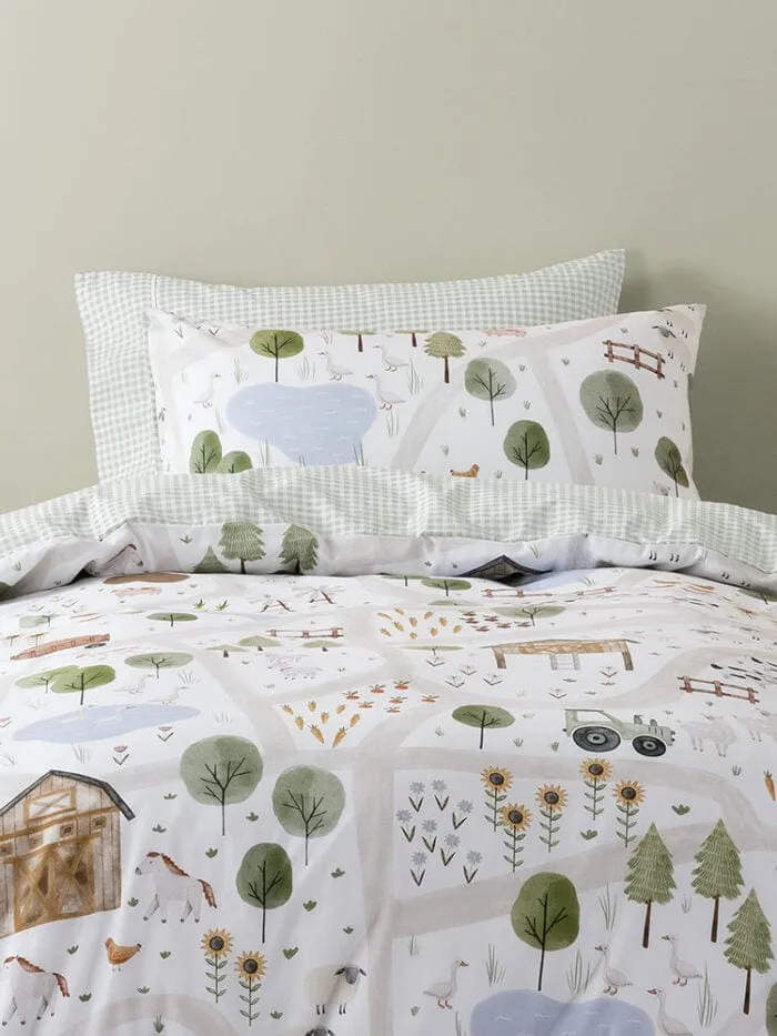 Linen House Multi On The Farm Duvet Cover Set