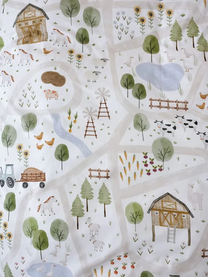 Linen House Multi On The Farm Duvet Cover Set