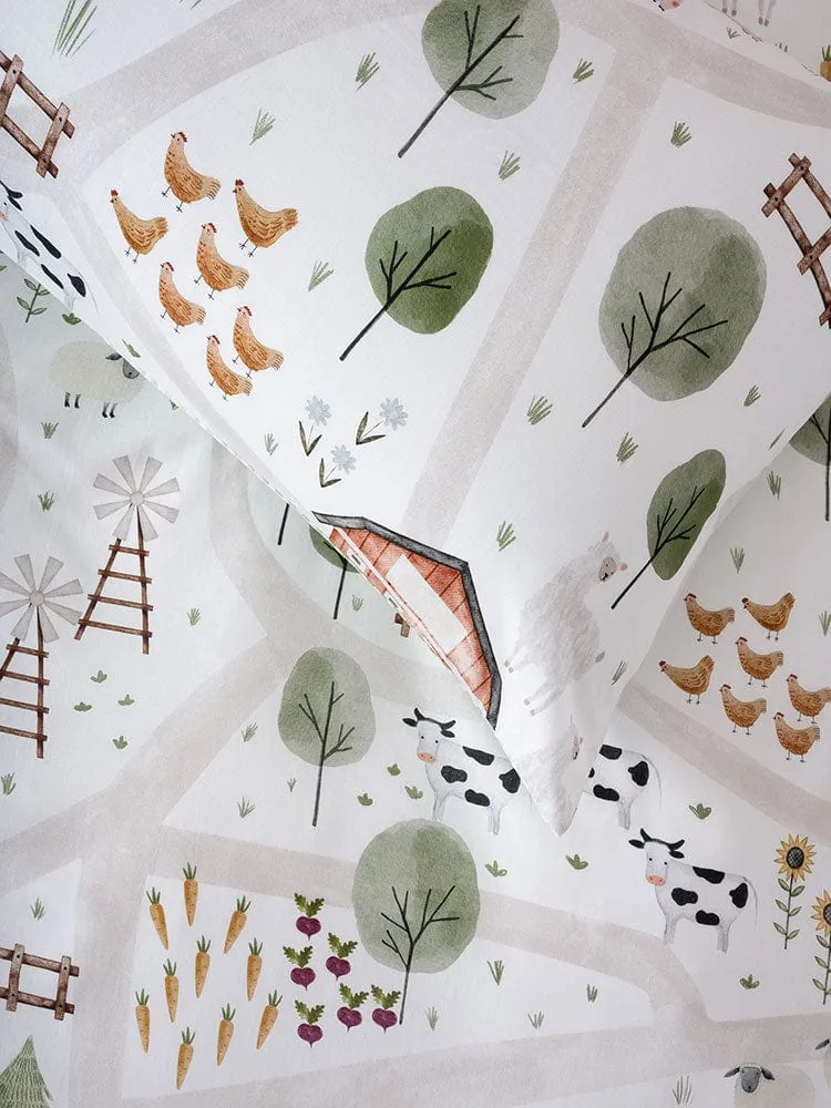 Linen House Multi On The Farm Duvet Cover Set