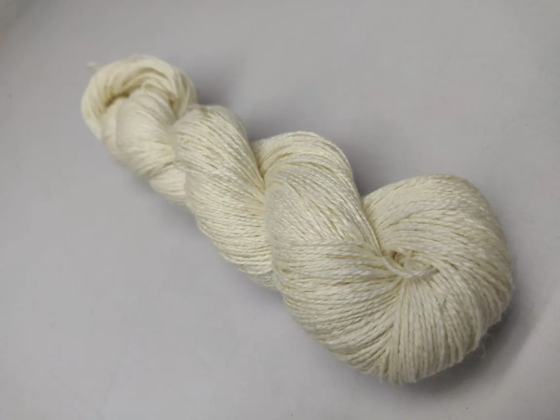 Linen Sportweight 2P Yarn - Natural/Undyed | SilkRouteIndia