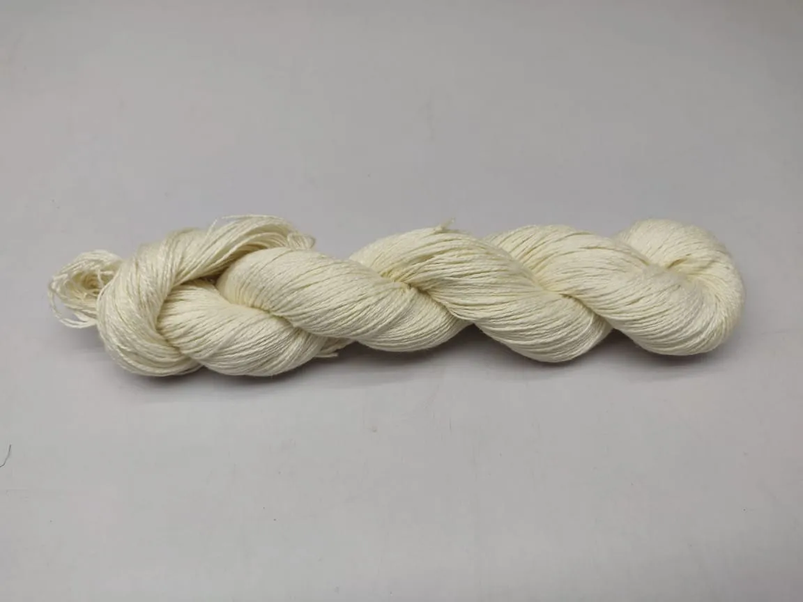 Linen Sportweight 2P Yarn - Natural/Undyed | SilkRouteIndia