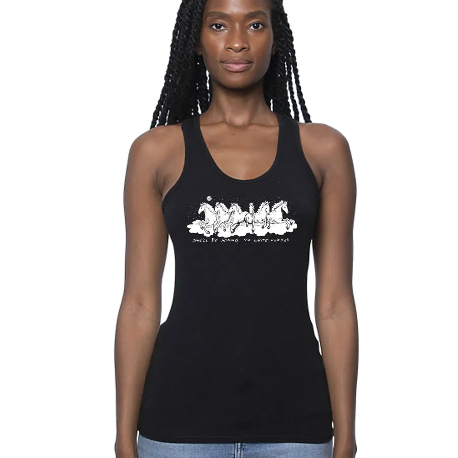 LTD Edition: Women's Six White Horses Tank