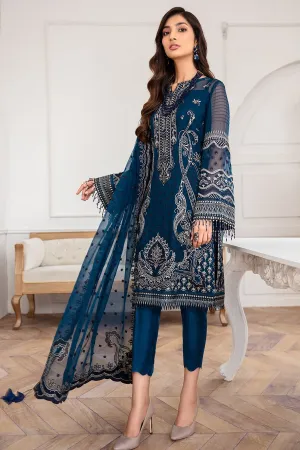 Luxury Chiffon Outfit with Embroidery #Y6170