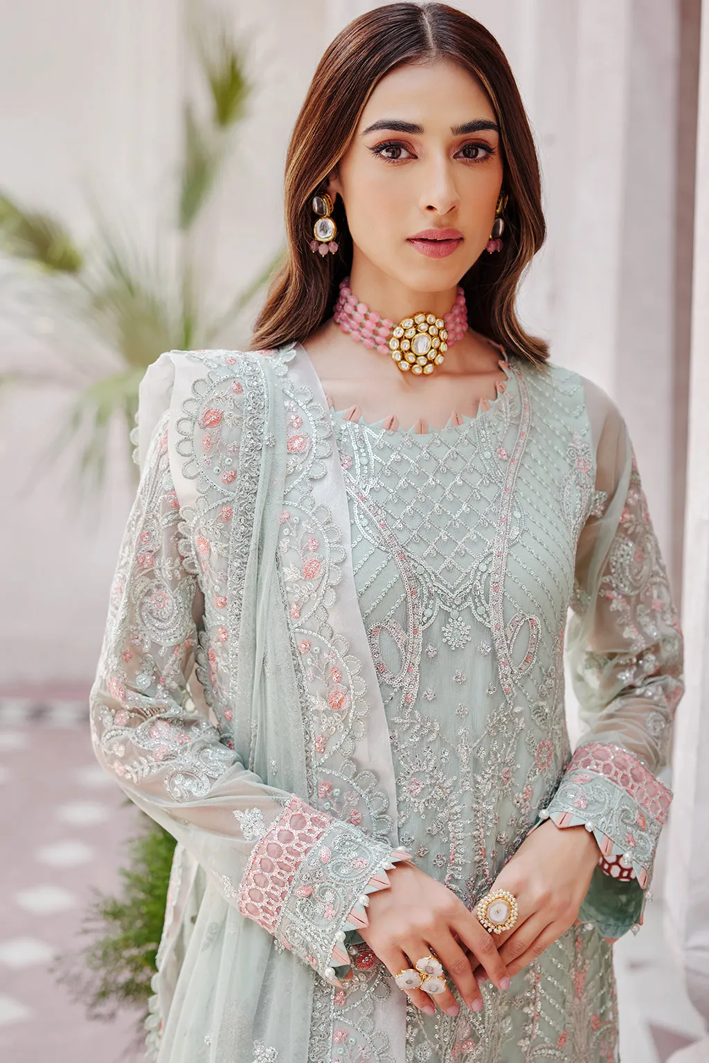 LX 04 | Collections Emaan Adeel Luxe Chiffon Collection 2023 | Unstitched and Stitched RTW Chiffon Embroidered Suits