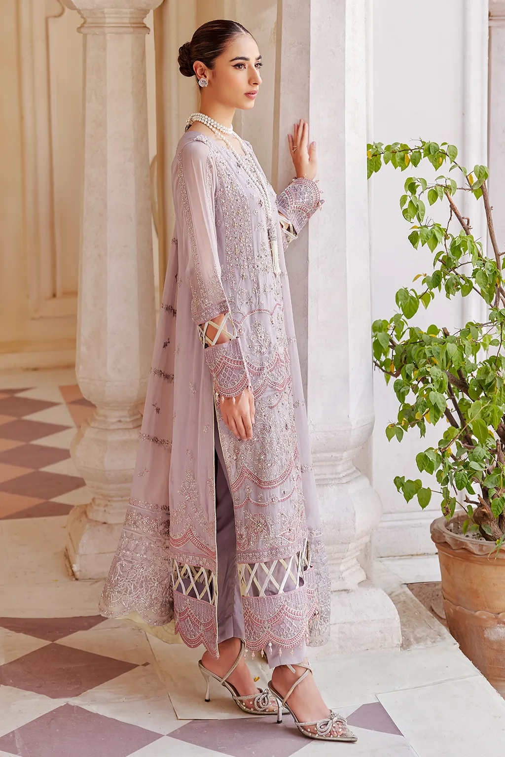 LX 06 | Collections Emaan Adeel Luxe Chiffon Collection 2023 | Unstitched and Stitched RTW Chiffon Embroidered Suits