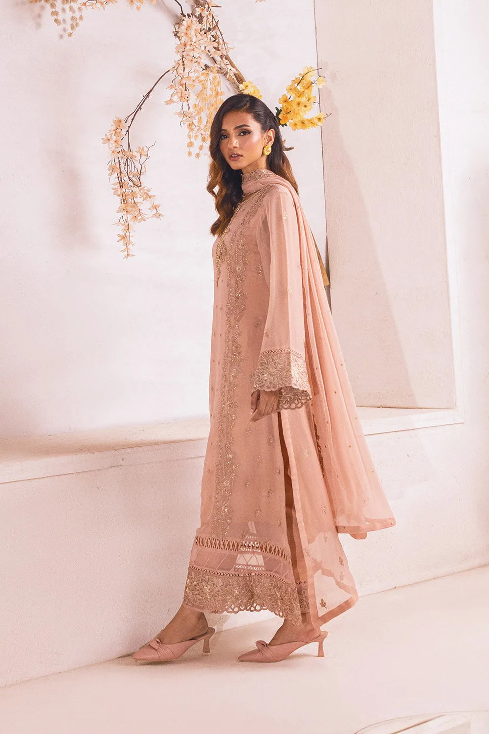 Majestic Glow |  Azure Ensembles Chiffon 3PCS 2023