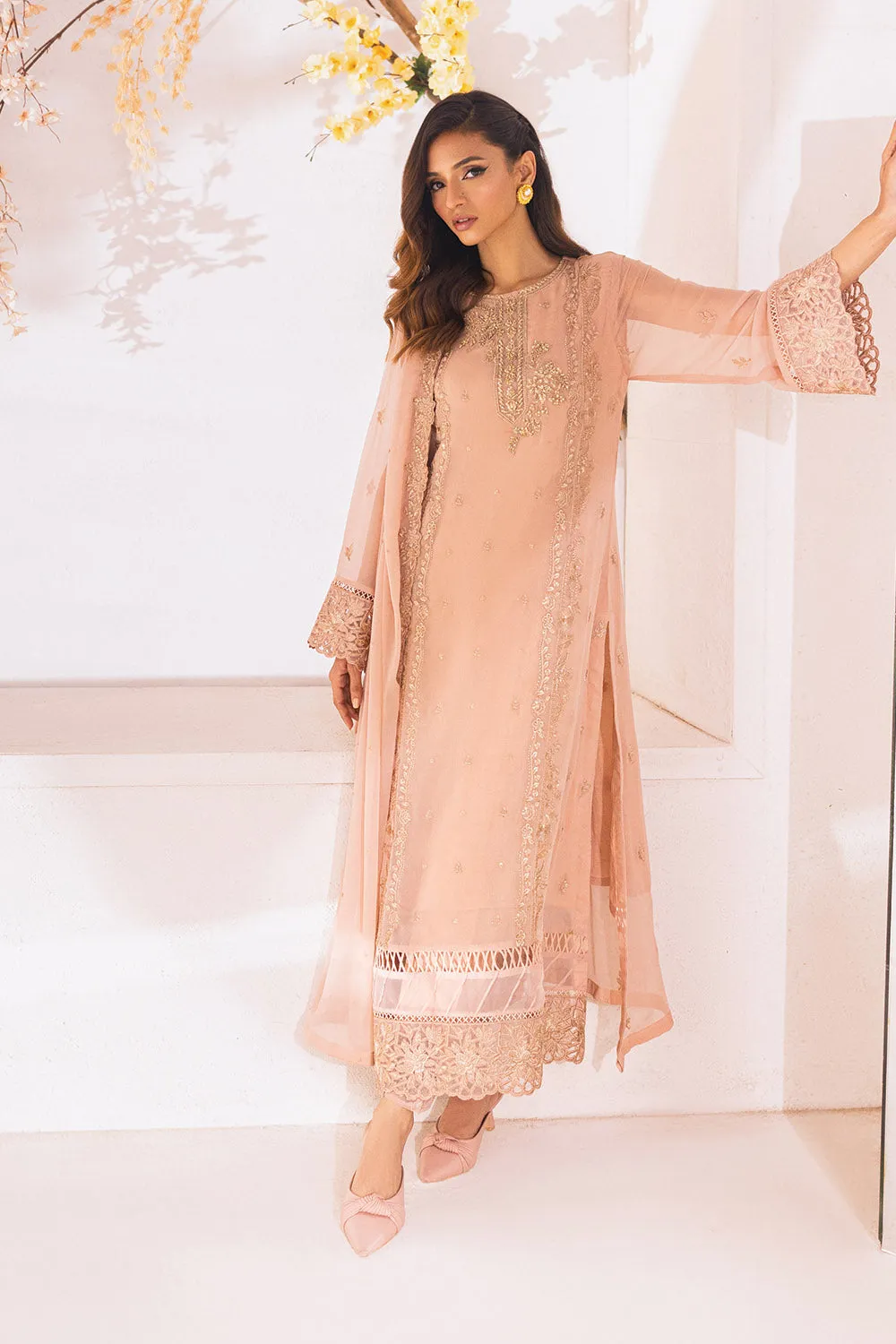 Majestic Glow |  Azure Ensembles Chiffon 3PCS 2023