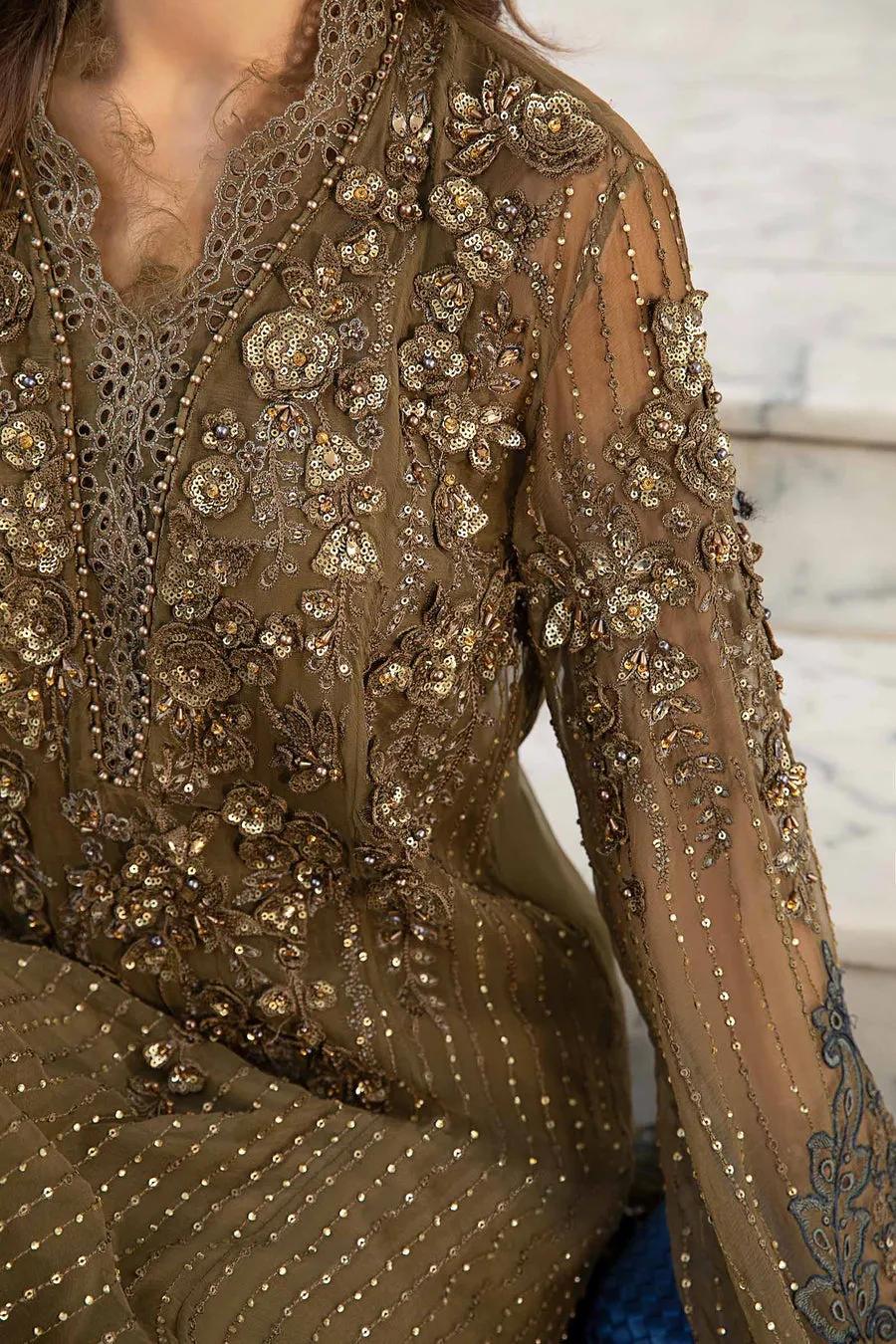 Maria B Mbroidered Chiffon | MPC-24-108