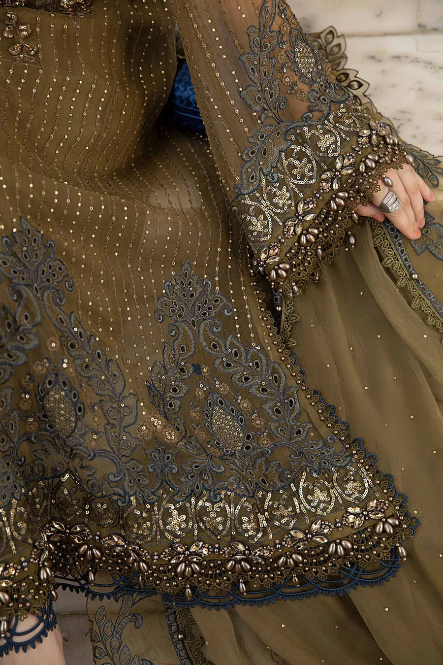 Maria B Mbroidered Chiffon | MPC-24-108