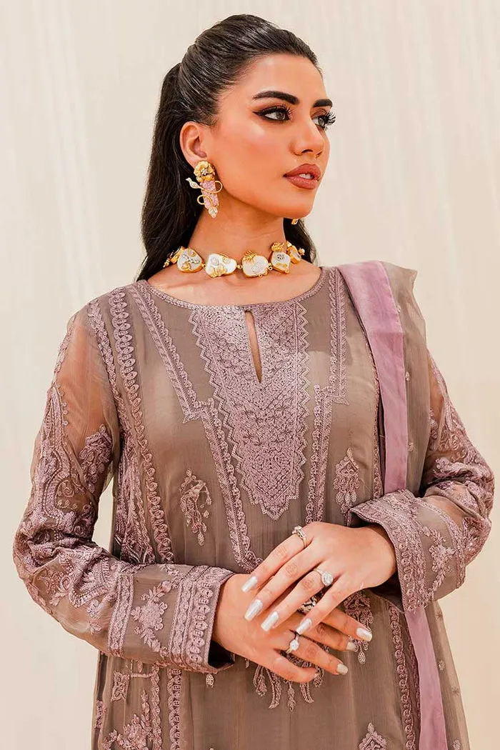 MARYUM & MARIA | Sejal - Luxury Chiffon Collection | woodrose (QS23-508)