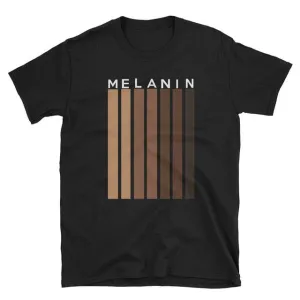 Melanin Shades T-shirt Unisex Graphic Tees Short Sleeve Cotton