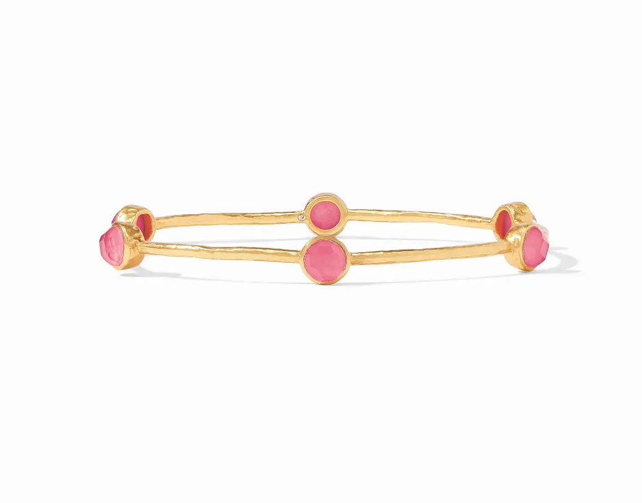 Milano Luxe Bangle Gold Peony Pink - Small