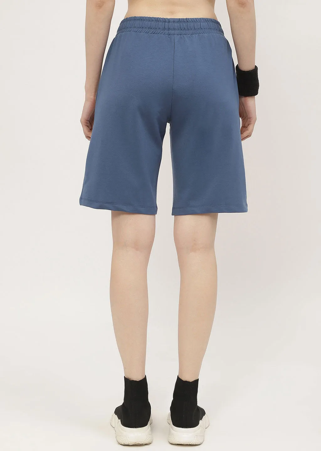 mSECRET Typography Blue Boxer Shorts