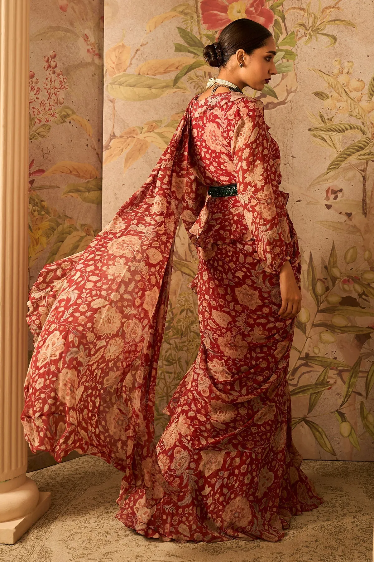 Natasha Luthra in Regal Saree Set