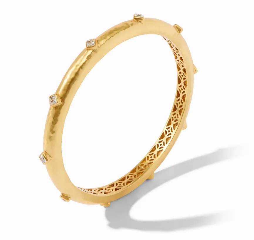 Noel Stone Bangle - Cubic Zirconia - L