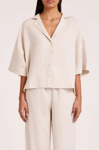Nude Lucy Lounge Linen Shirt