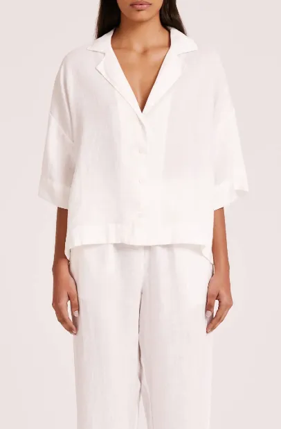 Nude Lucy Lounge Linen Shirt