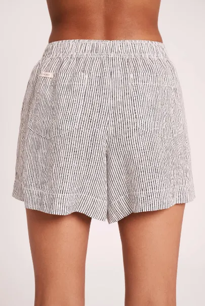 Nude Lucy Lounge Stripe Linen Short