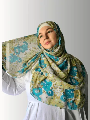 OCEAN BLOOM HIJAB