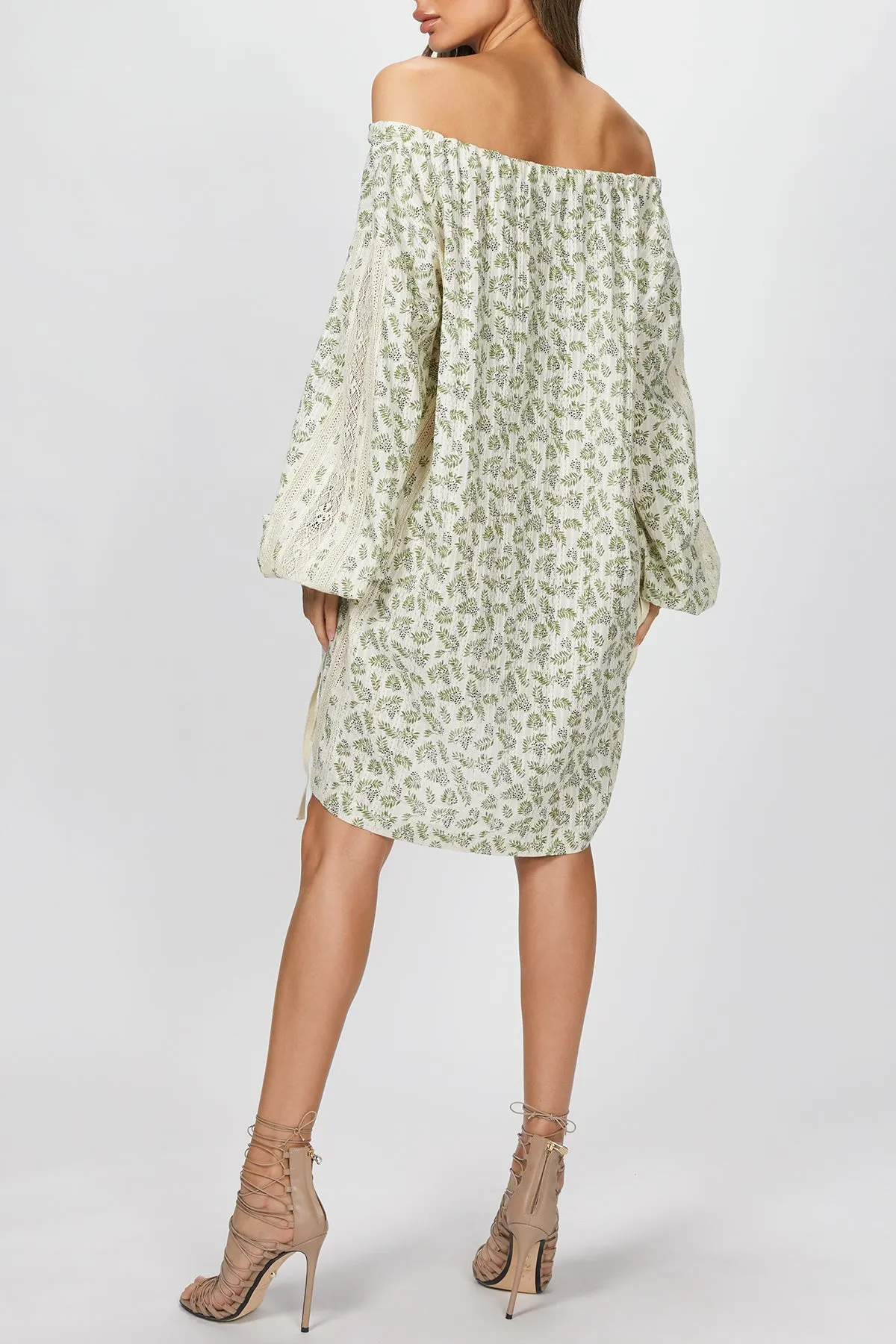 OFF-THE-SHOULDER MINI DRESS