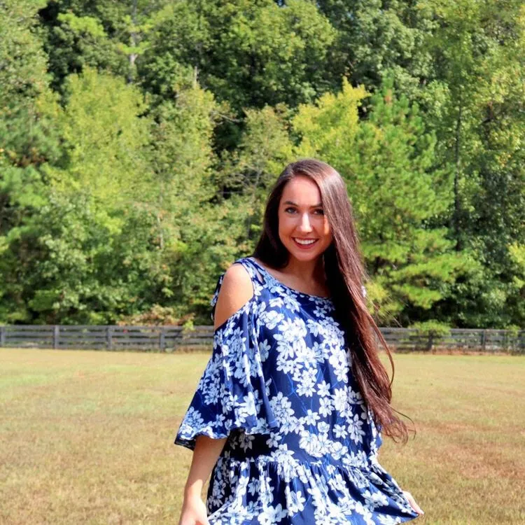 Open Shoulder Floral Tunic