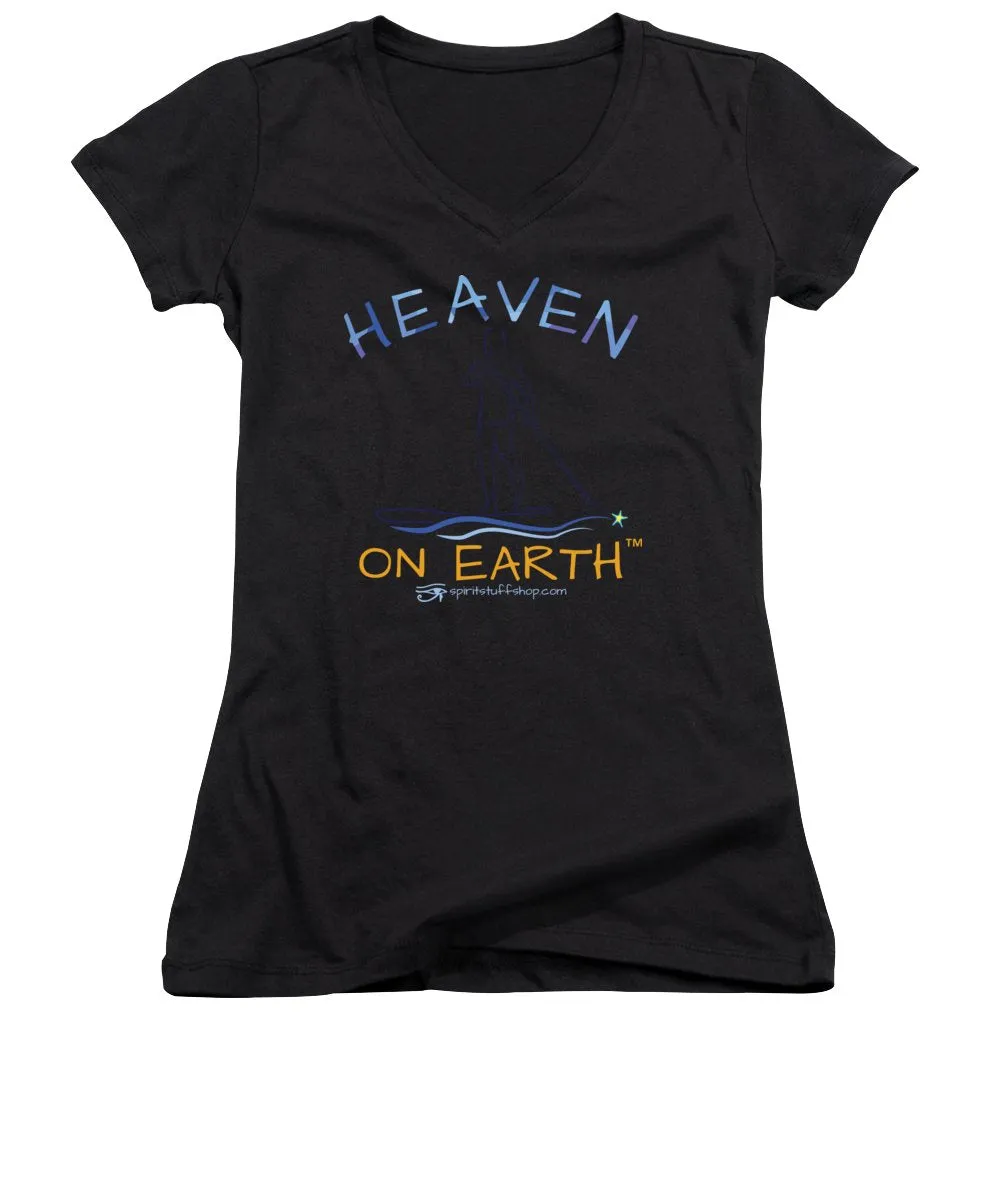 Paddle Board Heaven On Earth - Women's V-Neck