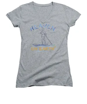 Paddle Board Heaven On Earth - Women's V-Neck
