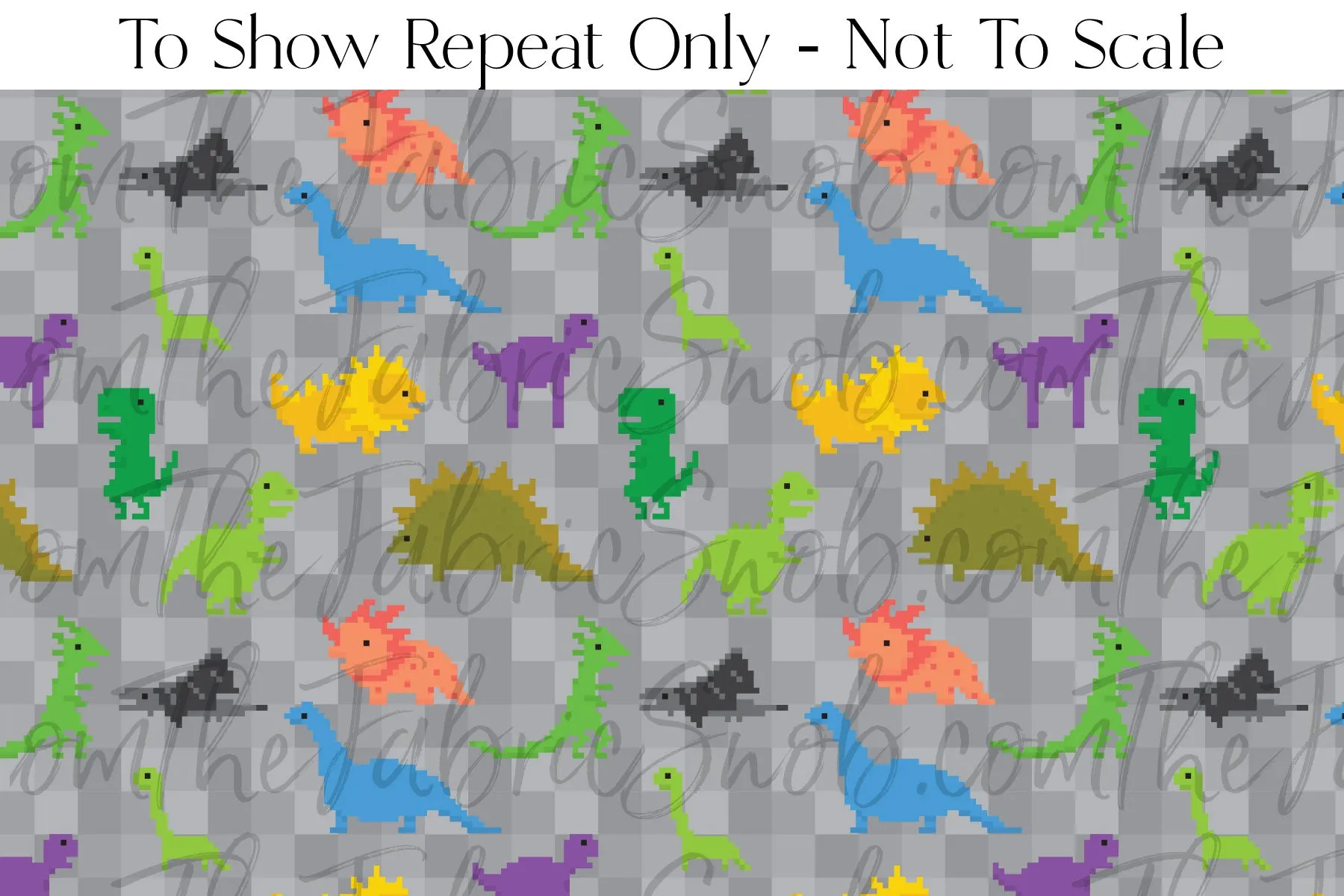 Pixel Dinos - 1/2 Metre