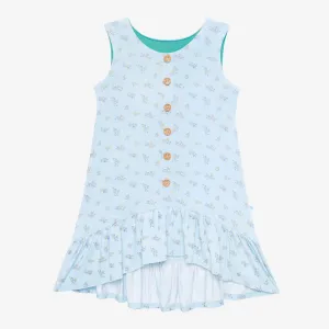 Posh Peanut Grace Henley Sleeveless Hi Low Dress