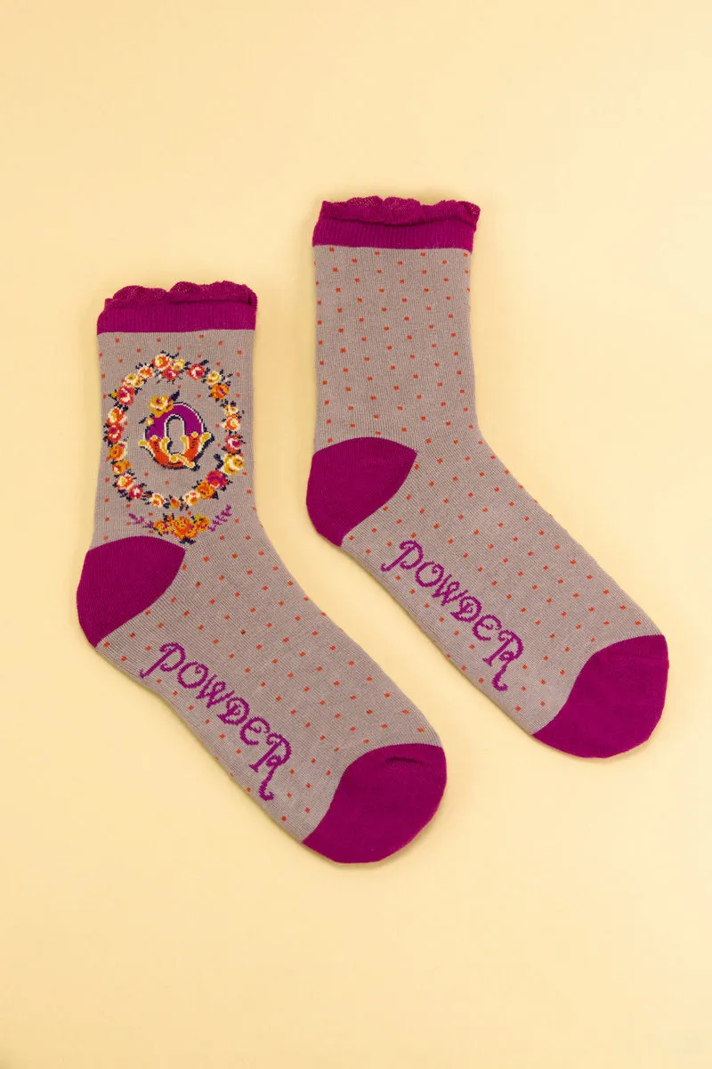 Powder A-Z Ankle Socks Q