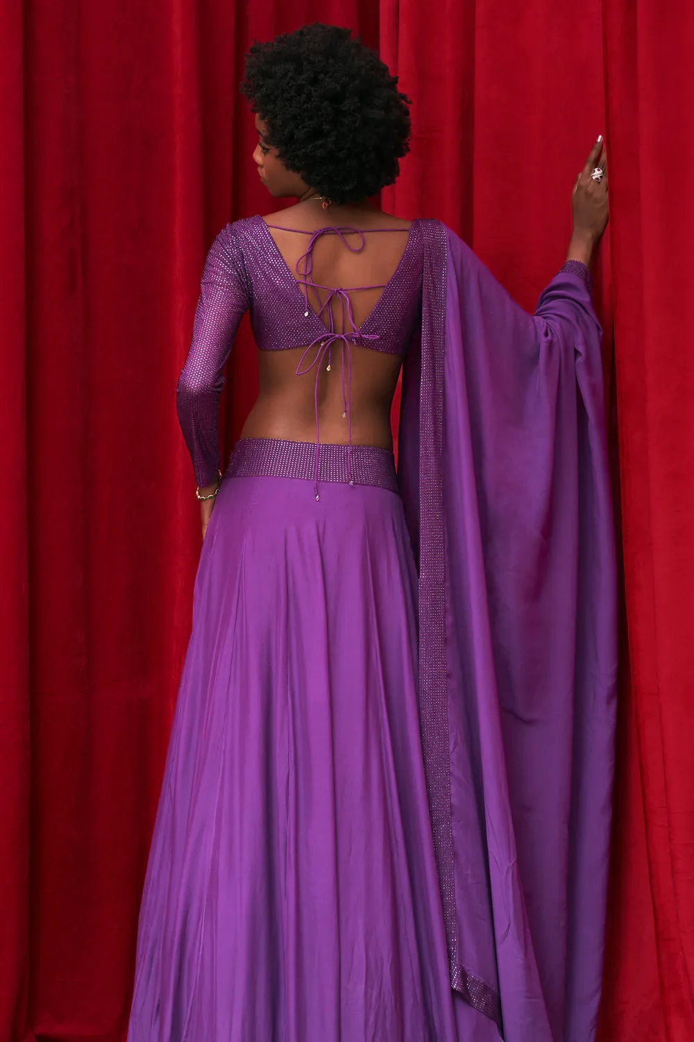Purple Haze Lehenga Set