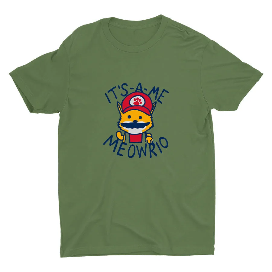 "It's A Me" Printed Cotton Tee