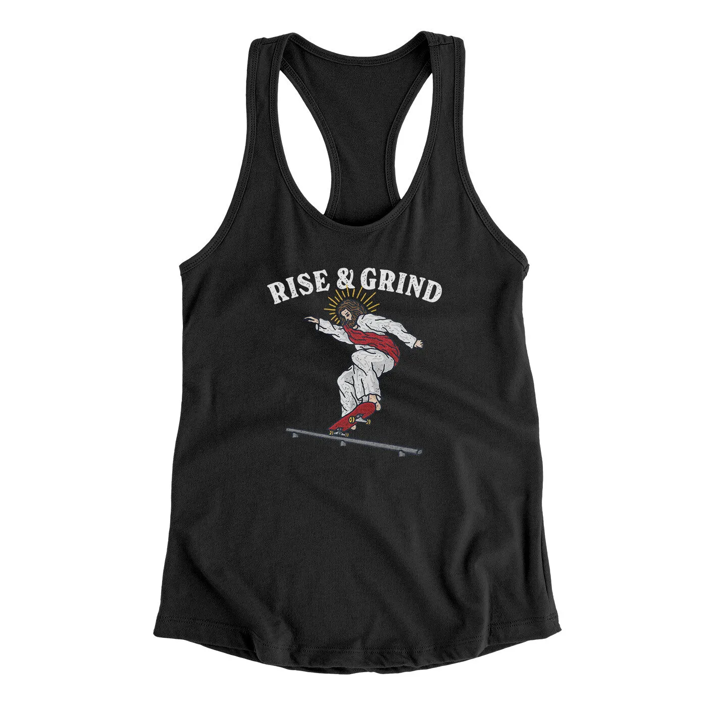 Rise And Grind Women's Racerback Tank