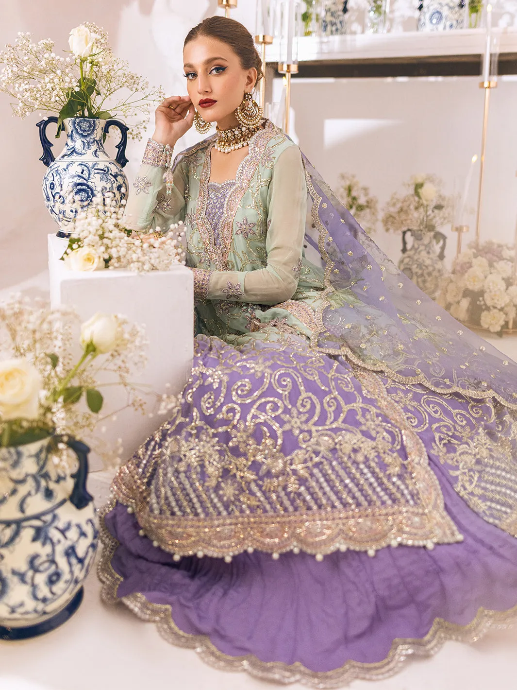 ROHEENAZ | SAWARIYA LUXURY KALIDAAR CHIFFON '23 - 04