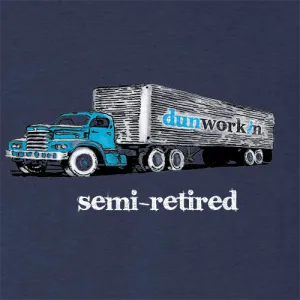 Semi-Retired Unisex Lightweight Cotton/Poly Blend SS Tee