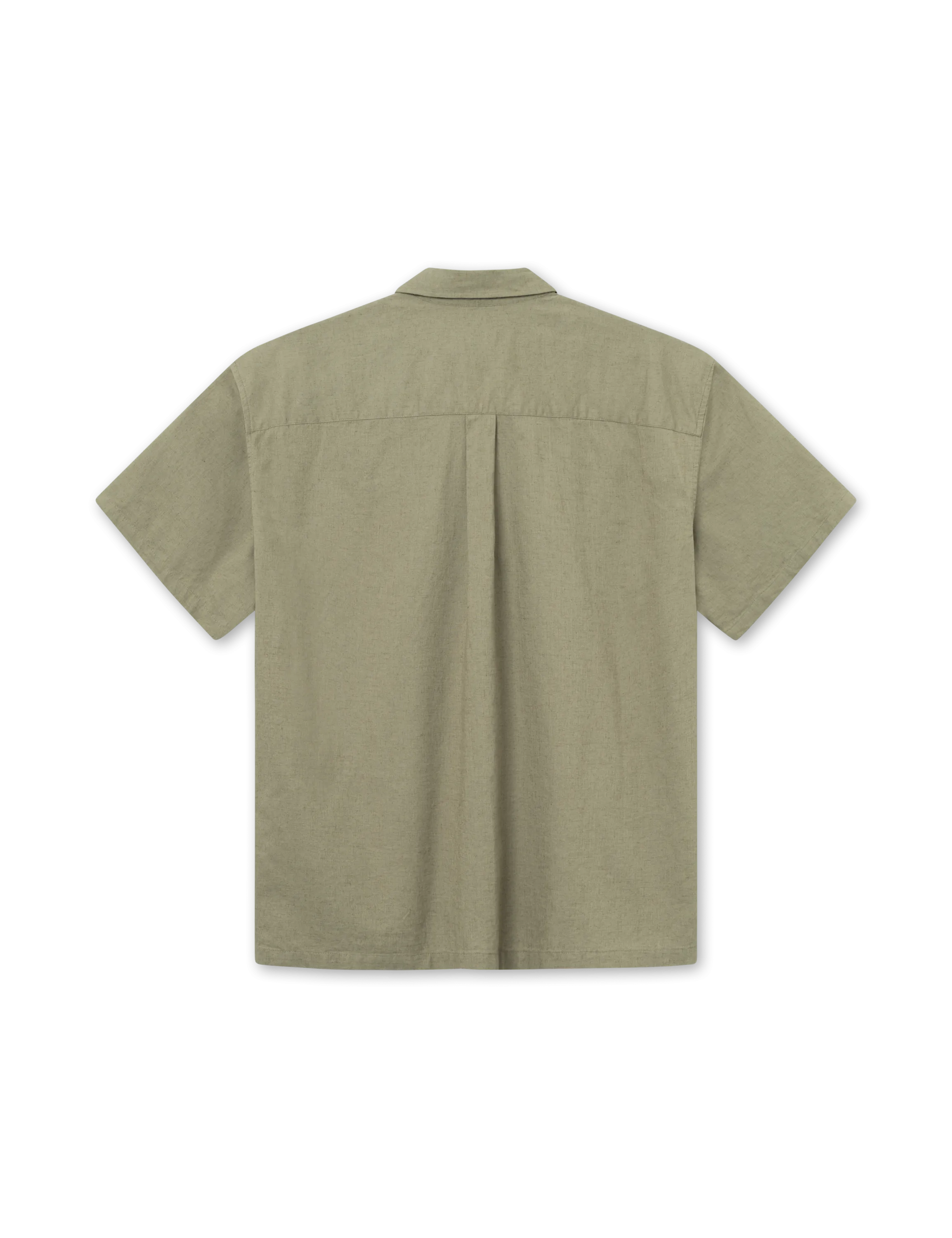 Serene Linen SS Shirt | Dusty Olive