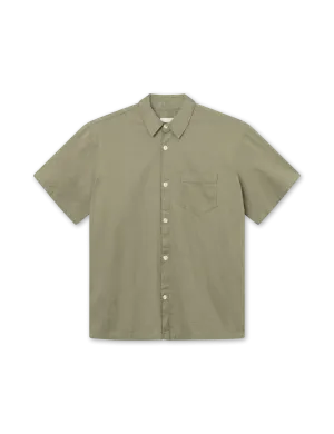Serene Linen SS Shirt | Dusty Olive