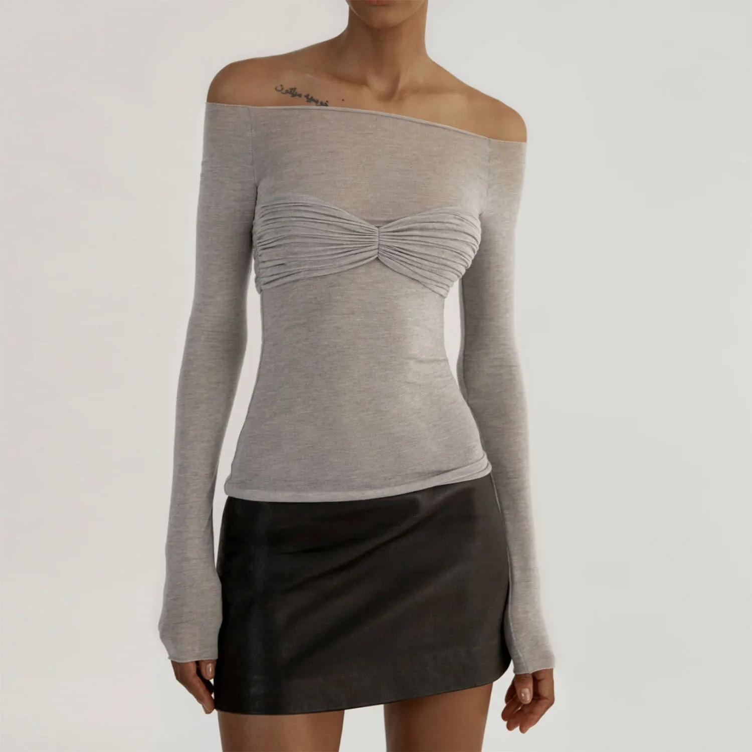 Sexy Off The Shoulder See Through Women Tops